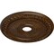 Ekena Millwork Wreath Ceiling Medallion (Fits Canopies up to 6"), 21 1/8"OD x 3 5/8"ID x 7/8"P, Root Beer Crackle CM21WRRBC - alternate 5